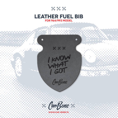 Leather Fuel Bib (Gas Flap) for 964&993 Model